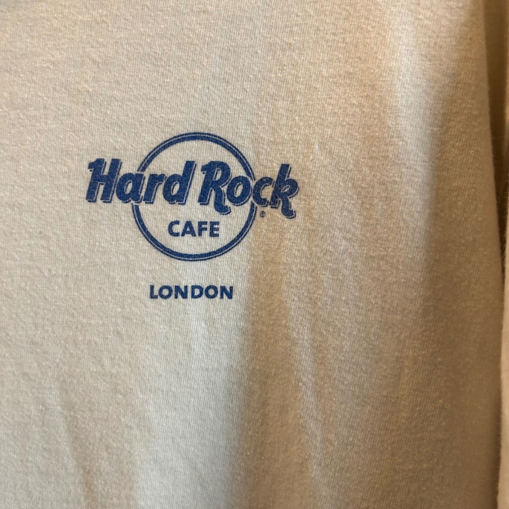 Hard Rock Cafe London Graphic Tee White Size XL T Shirt Cotton Music Guitar Band - Picture 3 of 5